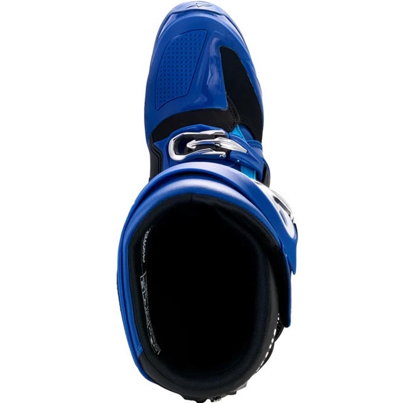 Ghete motocross Alpinestars TECH 7 YAMAHA colecția albastru-alb-negru
