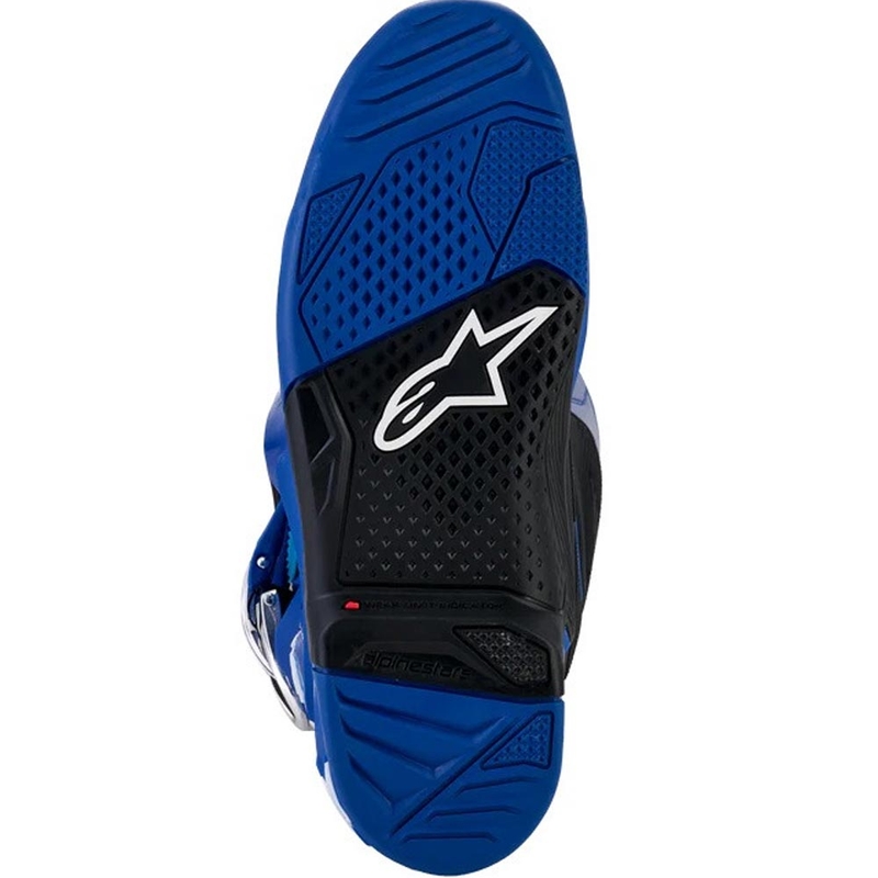 Ghete motocross Alpinestars TECH 7 YAMAHA colecția albastru-alb-negru