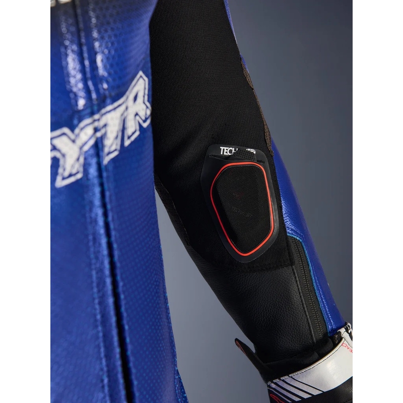 Costum de motocicletă din piele Alpinestars GP-R7 YAMAHA GYTR TECH-AIR compatibil cu colecția albastru-negru-alb-roșu
