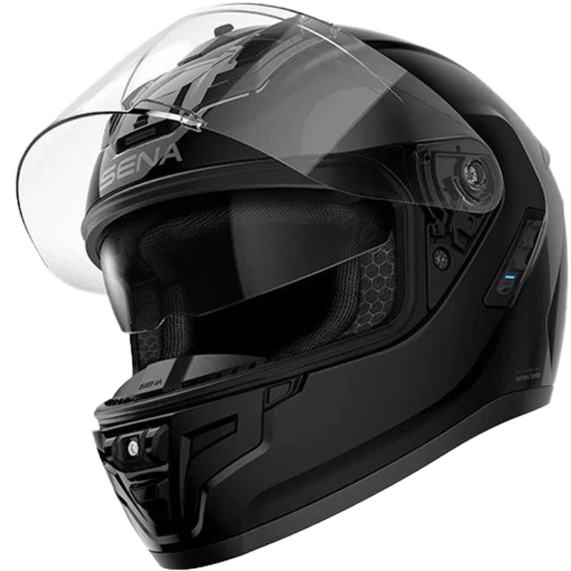 Cască integrală pentru motocicletă cu căști SENA Phantom ANC, negru mat