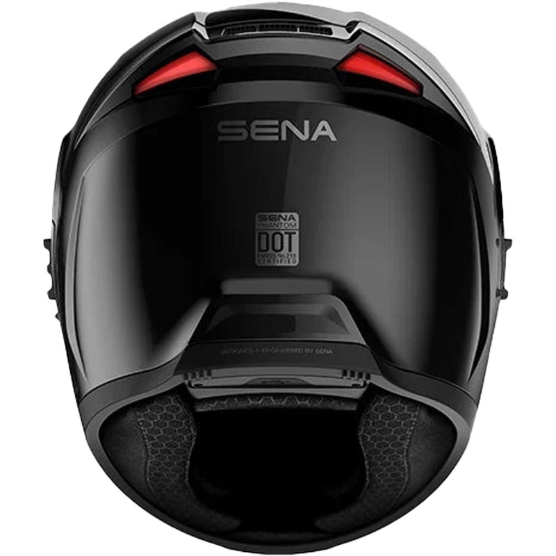 Cască integrală pentru motocicletă cu căști SENA Phantom ANC, negru mat