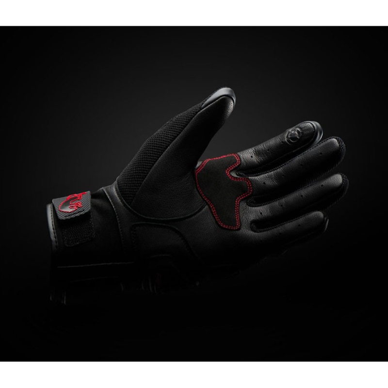 Mănuși motocicletă Furygan Volt EVO negru-alb-roșu