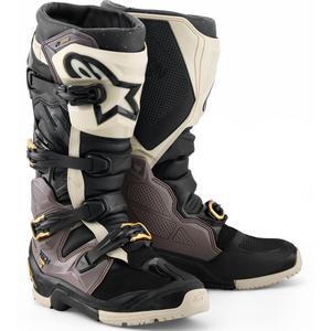 Ghete Motocicletă Alpinestars TECH 7 Enduro Drystar Negru-Gri Închis-Auriu