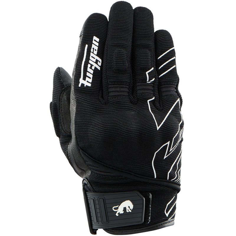 Mănuși de motocicletă Furygan Jet Neon D3O® Evo pentru femei, negru-alb