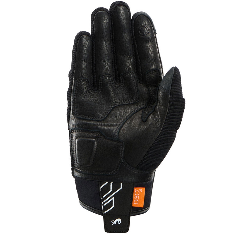 Mănuși de motocicletă Furygan Jet Neon D3O® Evo pentru femei, negru-alb