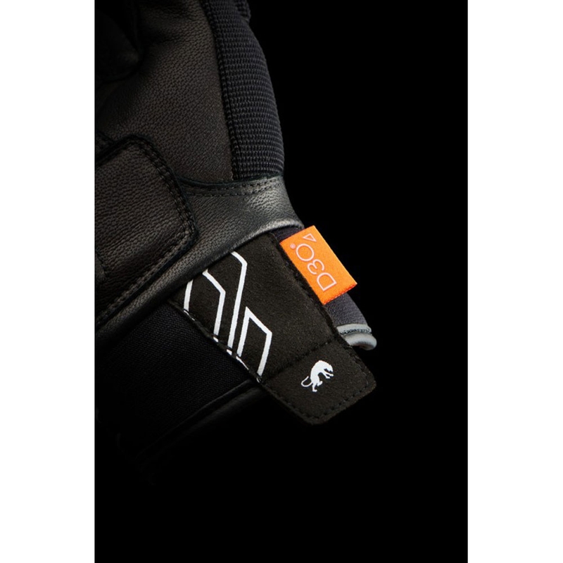 Mănuși de motocicletă Furygan Jet Neon D3O® Evo pentru femei, negru-alb