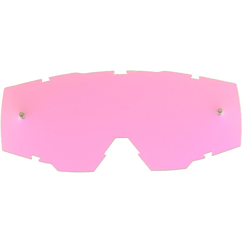 Ochelari motocross NOX Spectre, vizieră roz
