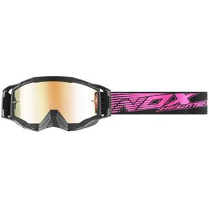 Ochelari motocross NOX Spectre negru-roz