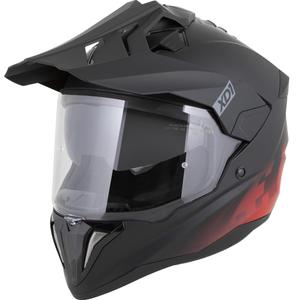 Cască de motocicletă Enduro ZED XD1 negru mat-roșu