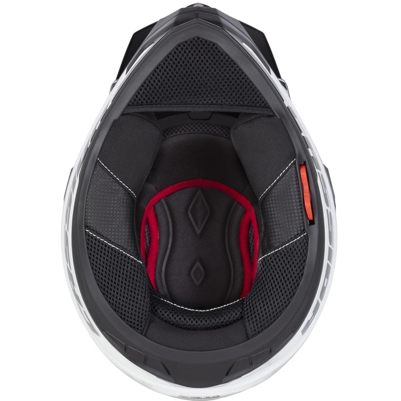 Cască de motocicletă Enduro Cassida Tour 2.0 Crew negru mat-albastru