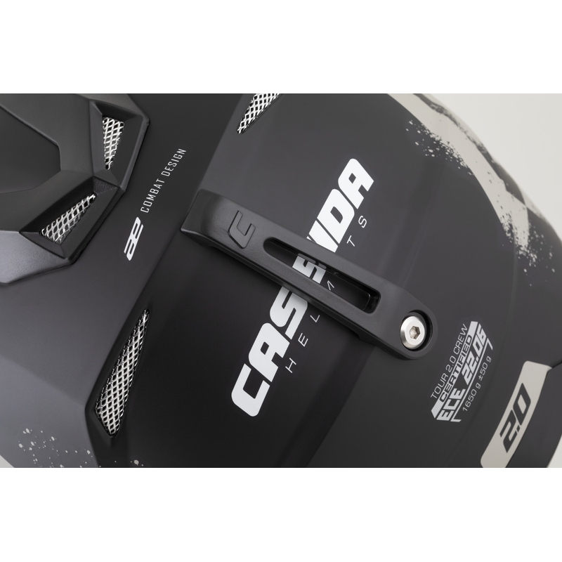 Cască de motocicletă enduro Cassida Tour 2.0 Crew negru mat-nisip