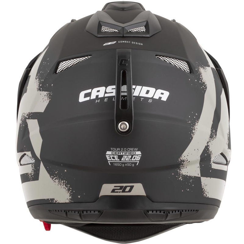 Cască de motocicletă enduro Cassida Tour 2.0 Crew negru mat-nisip
