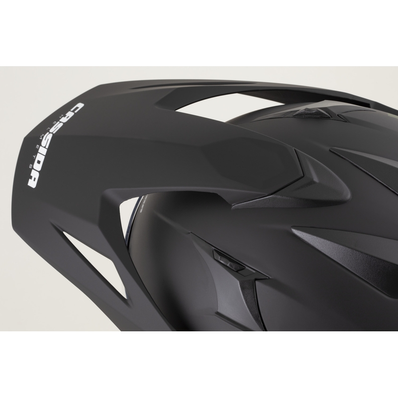 Cască de motocicletă Enduro Cassida Tour 2.0 Crew negru mat-alb