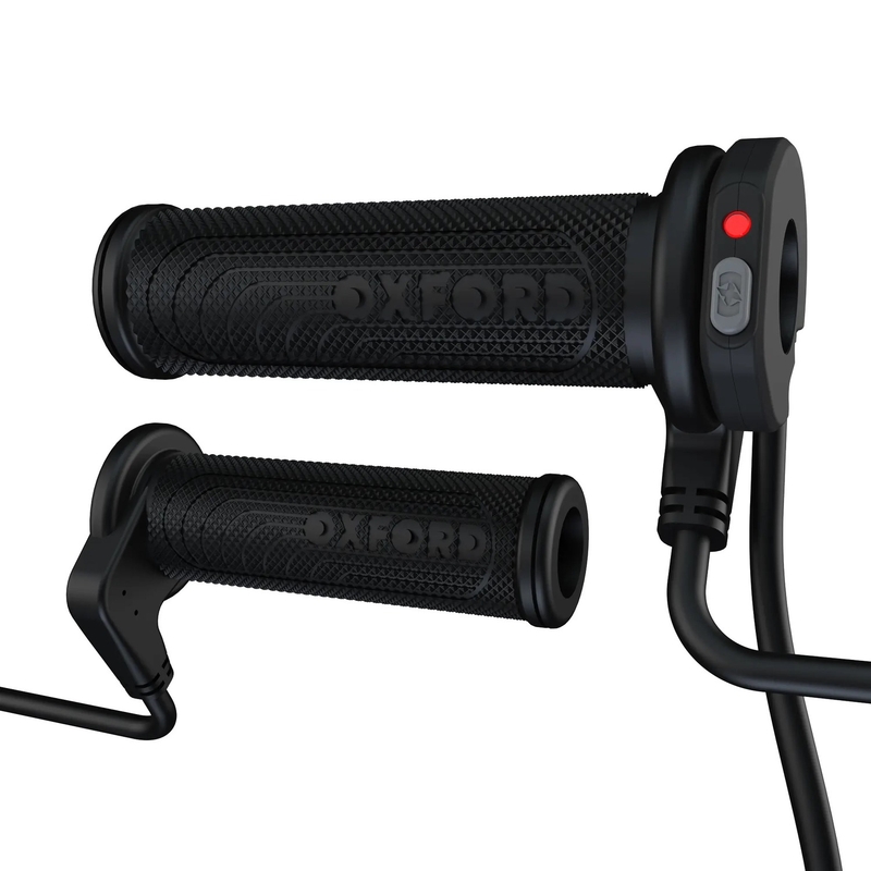 Mânere încălzite Oxford HotGrips Advanced Integrated Sport, negre