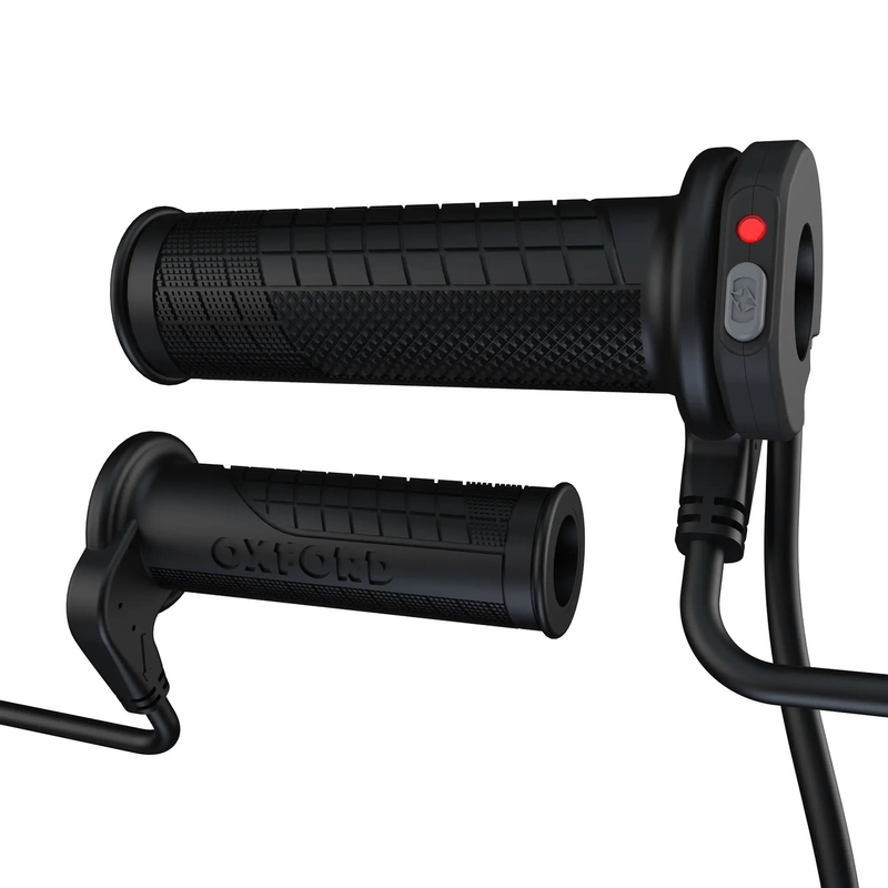 Mânere încălzite Oxford HotGrips Advanced Integrated Touring, negre