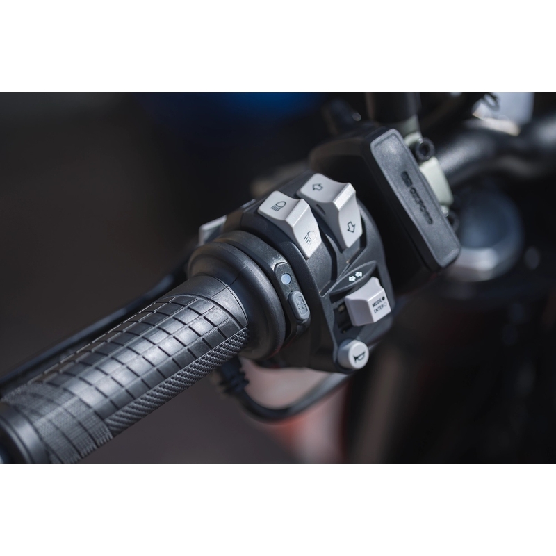 Mânere încălzite Oxford HotGrips Advanced Integrated Touring, negre