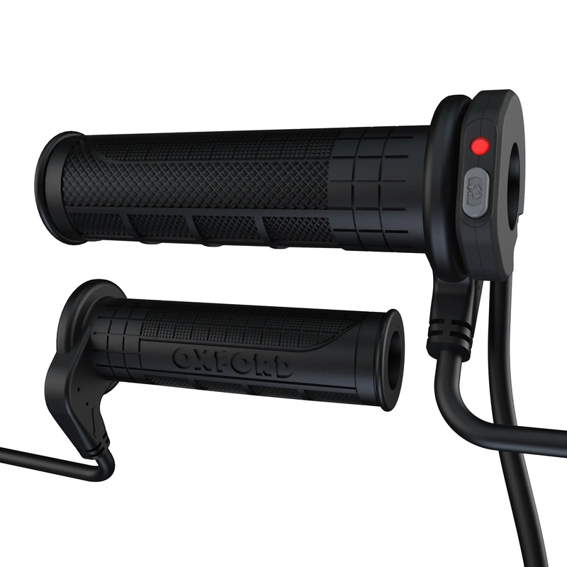 Mânere încălzite Oxford HotGrips Advanced Integrated Adventure, negre