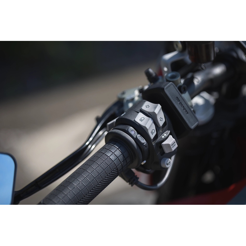 Mânere încălzite Oxford HotGrips Advanced Integrated Adventure, negre
