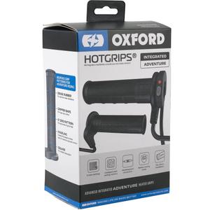 Mânere încălzite Oxford HotGrips Advanced Integrated Adventure, negre