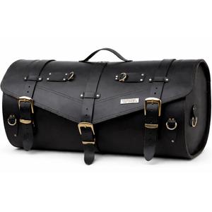 Geantă de motocicletă din piele cu încuietoare RSA K183 neagră