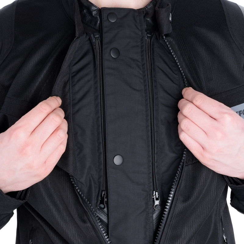 Geacă de motocicletă Oxford Dakar Air neagră