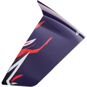 Eleron aerodinamic pentru căști de motocicletă Alpinestars Supertech R10 FLYTE profil de curse albastru mat-roșu-alb