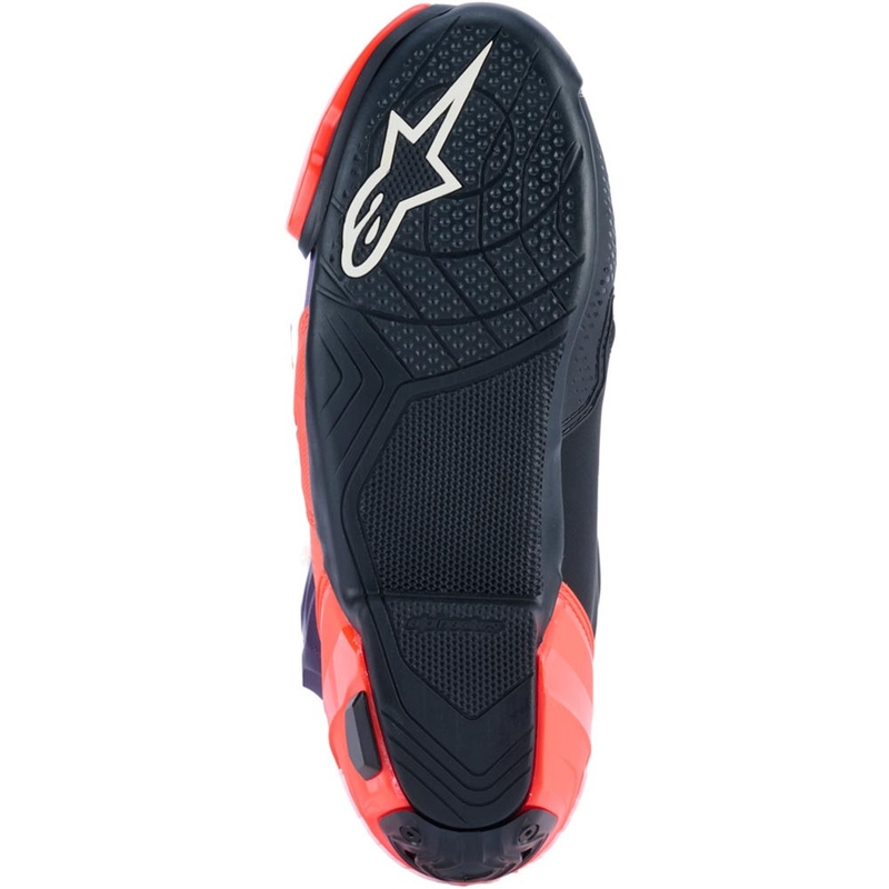 Ghete motociclete Alpinestars Supertech R Vented Flyte ediție limitată Jorge Martin violet-roșu-negru