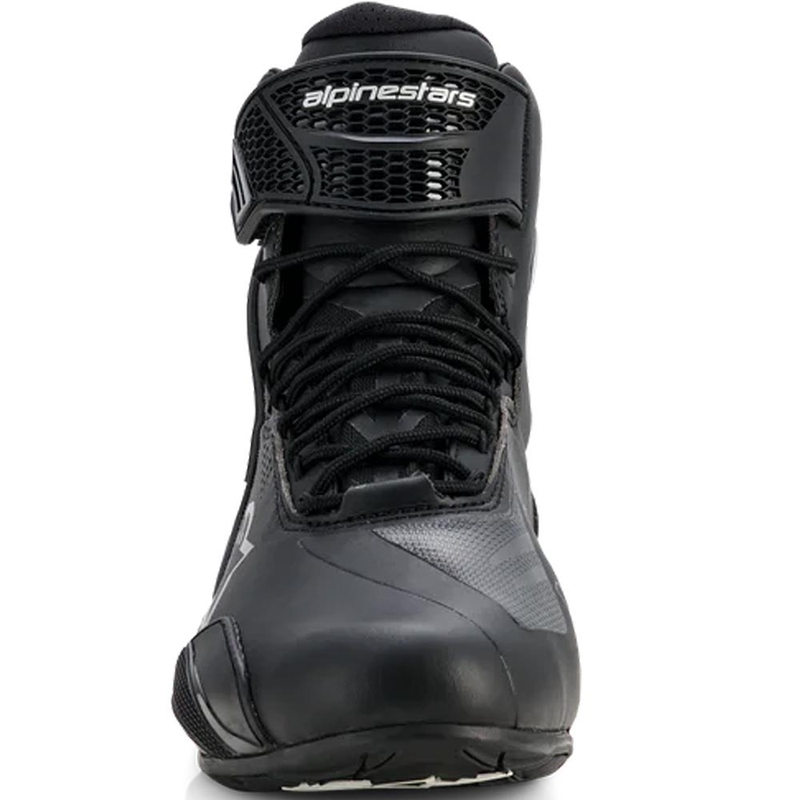 Ghete moto Alpinestars Stella Faster-4 Drystar pentru femei, negru-argintiu