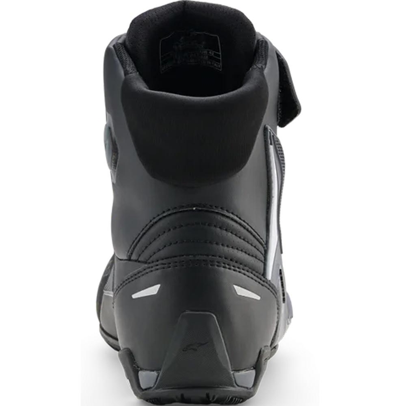 Ghete moto Alpinestars Faster-4 Drystar negru-gri închis-alb