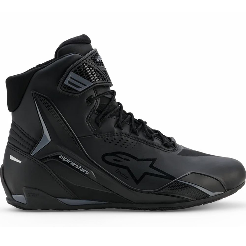 Ghete moto Alpinestars Faster-4 Drystar negru-gri închis