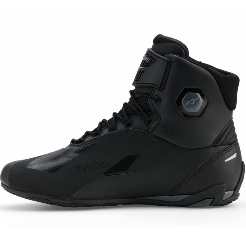 Ghete moto Alpinestars Faster-4 Drystar negru-gri închis
