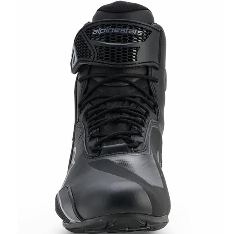 Ghete moto Alpinestars Faster-4 Drystar negru-gri închis