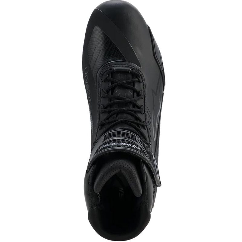 Ghete moto Alpinestars Faster-4 Drystar negru-gri închis