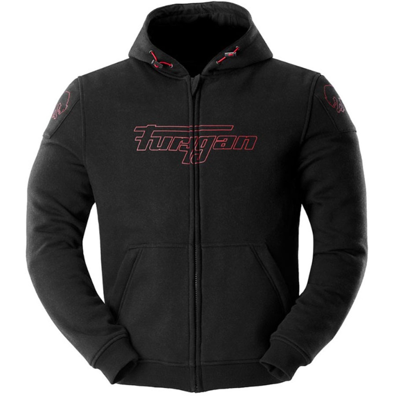Geacă de motocicletă Furygan Livio X Kevlar® negru-roșu