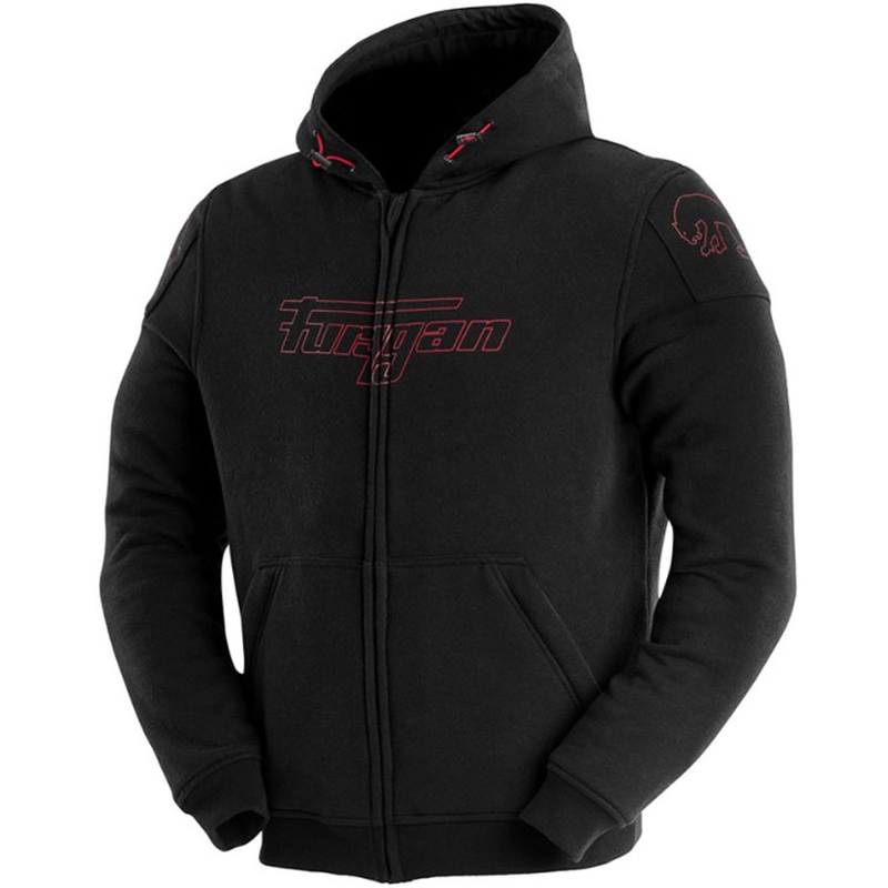 Geacă de motocicletă Furygan Livio X Kevlar® negru-roșu