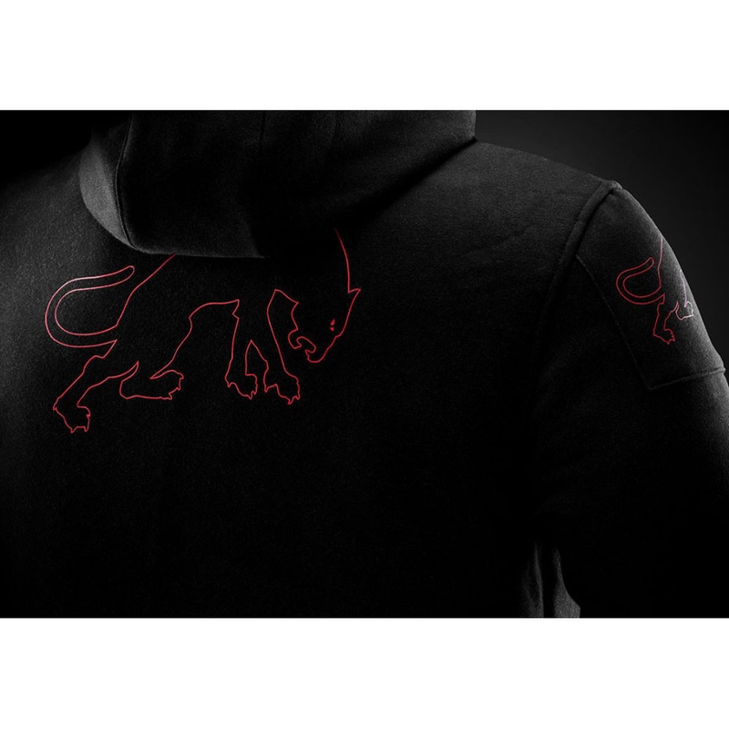 Geacă de motocicletă Furygan Livio X Kevlar® negru-roșu