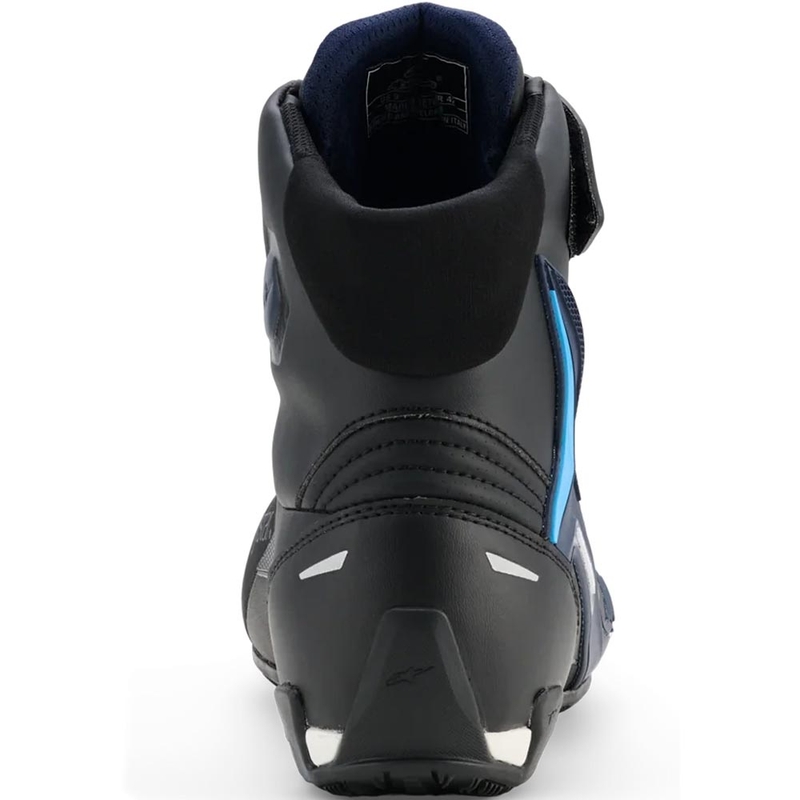 Ghete moto Alpinestars Faster-4 Drystar negru-albastru-alb