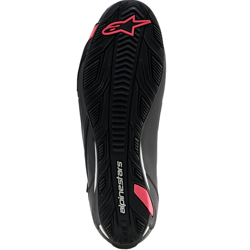 Ghete moto Alpinestars Stella Faster-4 Drystar pentru femei, negru-gri-roșu