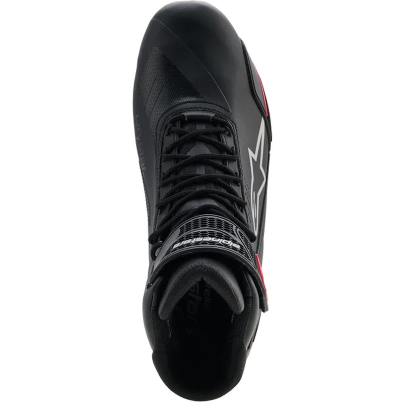Ghete moto Alpinestars Stella Faster-4 Drystar pentru femei, negru-gri-roșu