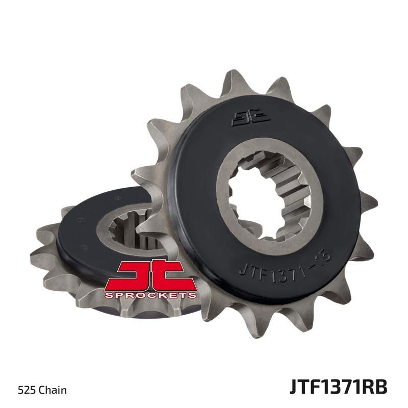 Pinion fata JT 15T, 525 rubber cushioned