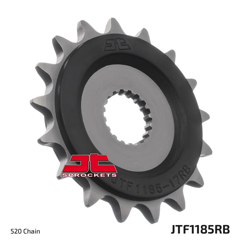 Pinion fata JT 17T, 520 cauciucat