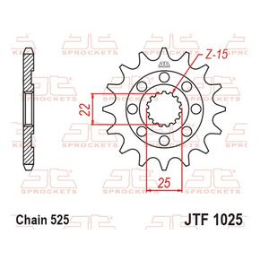 Pinion fata JT JTF 1025-15 15T, 525