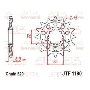 Pinion fata JT JTF 1190-13 13T, 520
