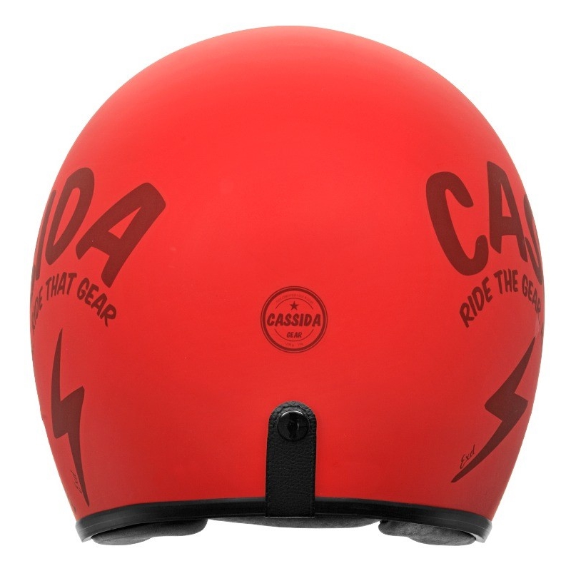 Cască de motocicletă Cassida Oxygen Gear Red-Black Open Motorcycle Helmet