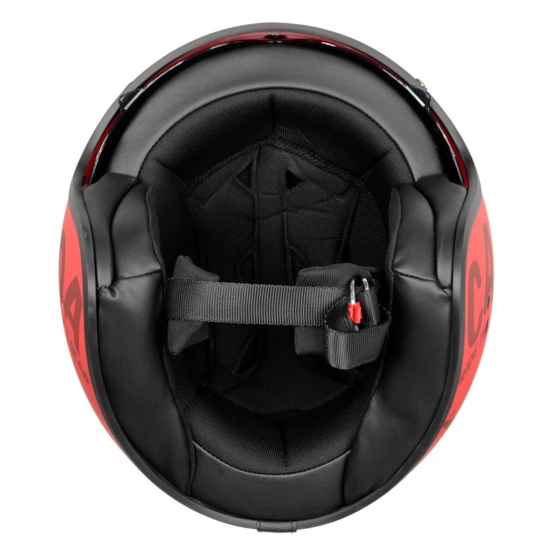 Cască de motocicletă Cassida Oxygen Gear Red-Black Open Motorcycle Helmet