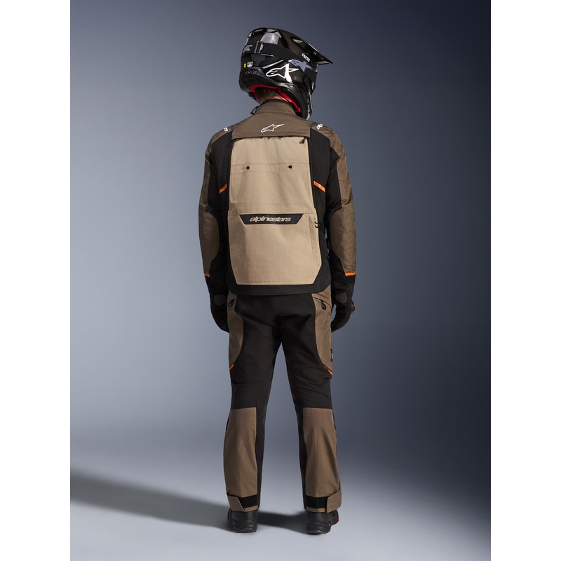 Geacă motocicletă Alpinestars Cusco Drystar maro-negru