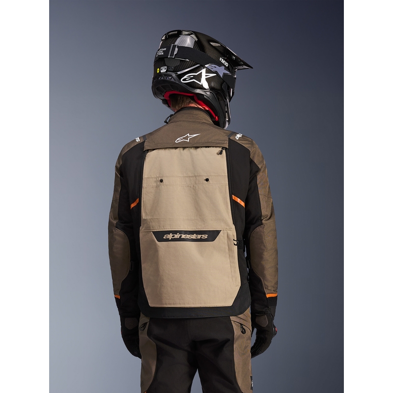 Geacă motocicletă Alpinestars Cusco Drystar maro-negru