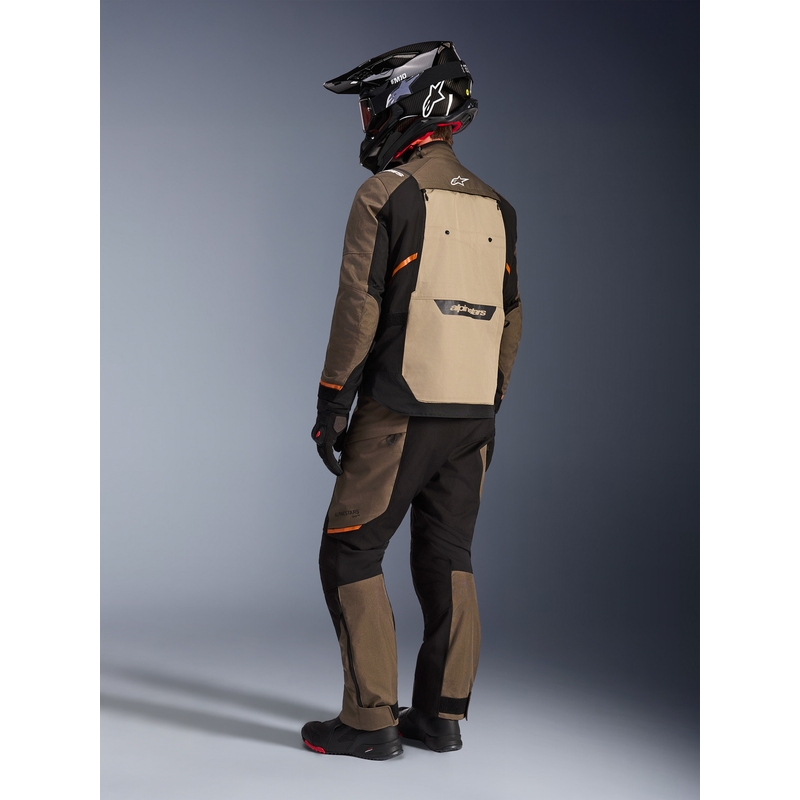 Geacă motocicletă Alpinestars Cusco Drystar maro-negru