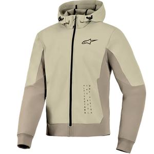 Hanorac motocicletă Alpinestars Radium Tech Hoodie maro-nisipiu