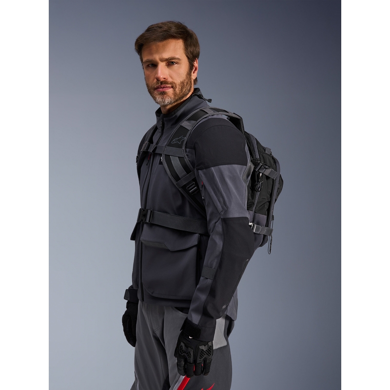 Rucsac motocicletă Alpinestars AT-15 negru-gri 15 l